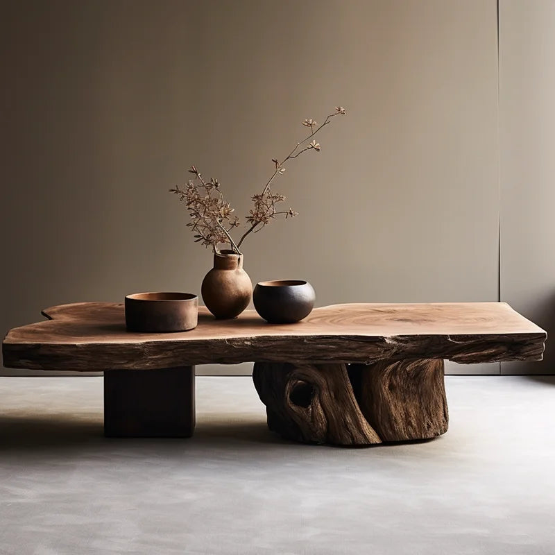 Aesthetic Wood Coffee Table Antique Designer Modern Living Room Decoration Coffee Table Unique Service Meubles Home...