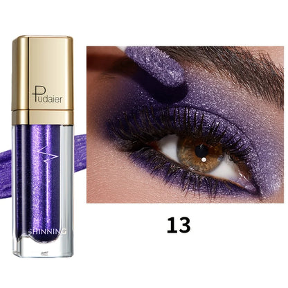 Opulent Diamond-Glow Pearlescent Eyeshadow That Lasts Long, Resists Smudging, And Is Simple to Apply.Ideal for Celebrations.