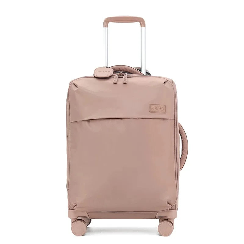 Waterproof Oxford cloth ultra light luggage box with swivel wheels 20/24/26 inches, high aesthetic zipper travel case - Kimlud