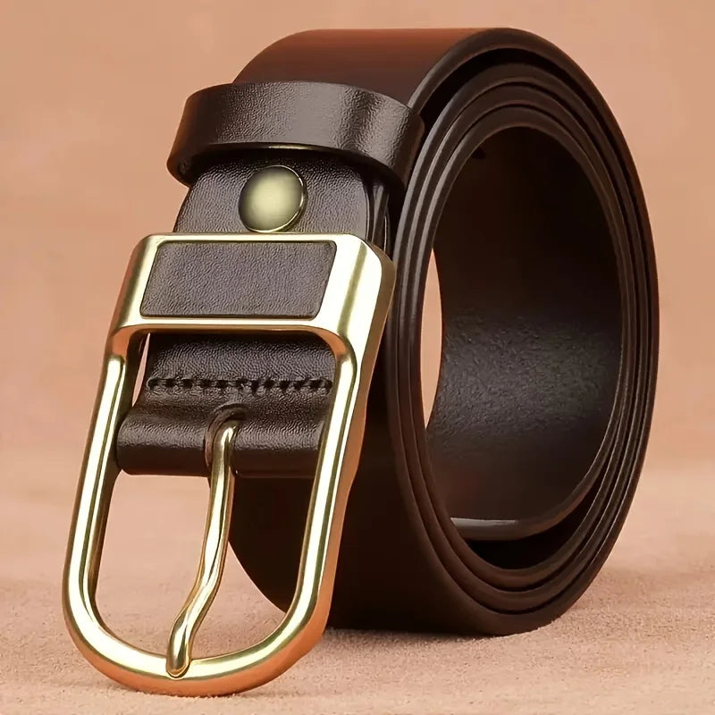 Men's Trendy Casual Belt For Men Coboy Style Belts Pin Buckle Belt Jeans Retro Belt Business Casual Belt | Kimlud Mid...