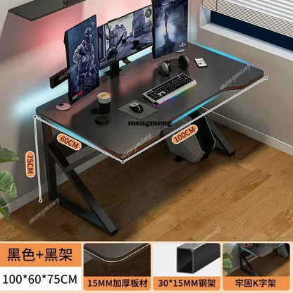 Monitor Stand Accessories Computer Desks Gaming Keyboard Study Office Table Notebook Bedroom Mesas De Computador Home Furniture - Kimlud