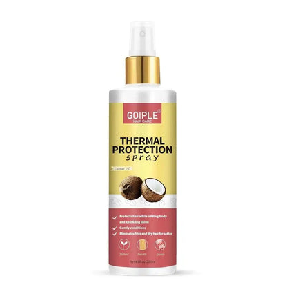 Heat Protection Spray Thermal Protector Serum Hair Growth Essential Oil Sleep Bonnet with Brush Moisturize Care...
