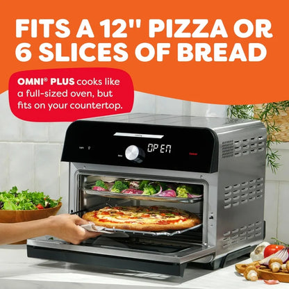 19QT 18L Toaster Oven Air Fryer with 10in1 Functions for Home Kitchen Fits 12 Pizza Ideal for Crisping Broiling Baking Roasting - Kimlud