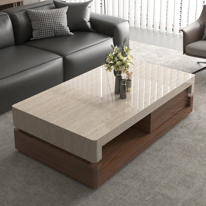 Drawers Minimalist Coffee Table Wood Modern Decoration Space Coffee Table Saving Aesthetic Mesas Bajas Postmodern Furniture