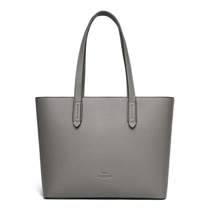 Genuine High Quality Large Capacity Shoulder Bag Female Tote Bag New Luxury Designer Handbag For Fashion Women Brand Shopper Bag - Kimlud