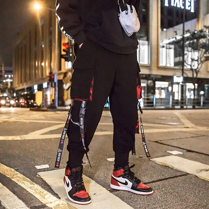 Harajuku Joggers Cargo Pants Men Fashion Casual Multi Pocket Streetwear techwear Men Women Sport Trousers Trending y2k Style - Kimlud