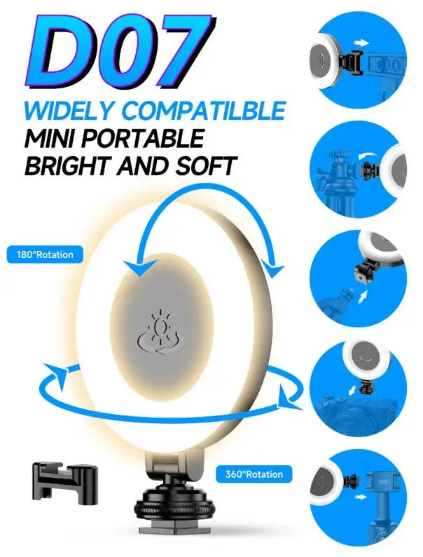 Portable Selfie Stick Tripod for Phone,Aluminum Alloy 72 inch Stand with Wireless Bluetooth,Cold Shoe for iPhone Smartphone