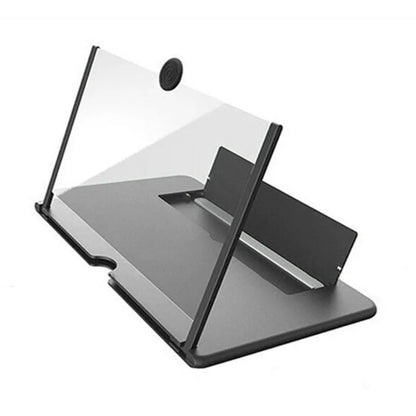 Pull-Out Phone Screen Amplifier 10 12 Inch 3D HD Video Magnifier with Anti-Blue Light Foldable Lazy Stand for All Smartphones