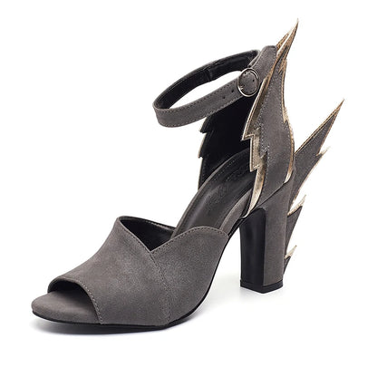 High Heels Sandals Women Summer Women Wedding Shoes Platform Wedges Casual Large 10cm Flame Get Together Casual Sandals Orange - Kimlud