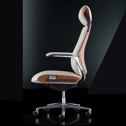 Luxury Leather Office Chairs Design Back Support Disain Ergonomic Office Chairs Floor Swivel Cadeiras De Escritorios...