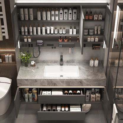 Simple Luxury Bathroom Cabinets Washbasin Vintage Toilet Drawer Bathroom Cabinets Storage Mirrors Mobili Per La Casa Furniture - Kimlud