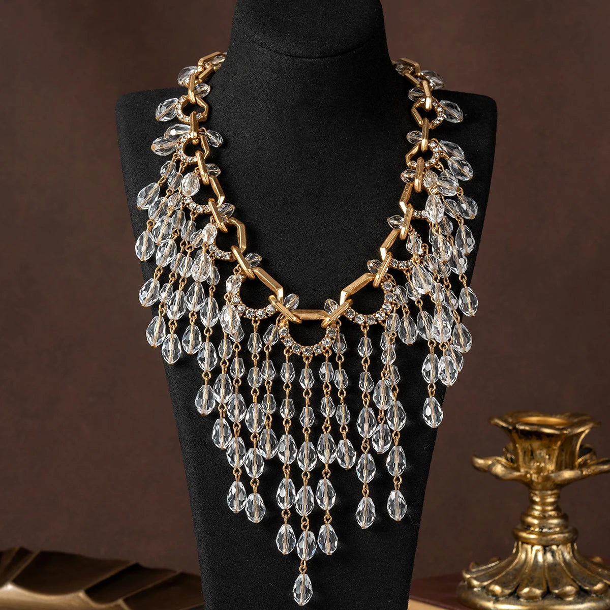 Vintage Second-Hand Necklace Made of Various Resin Beads in a Beach Vacation Style, an Accessory for Attending Banquets,...