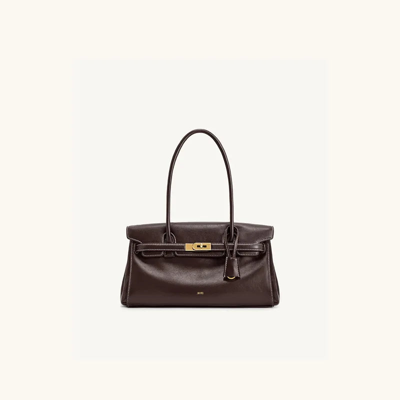 JW PEI Women's Briefcase, New Style, Handbag, Shoulder Bag, Underarm Bag, Niche Design, Baguette Bag - Kimlud