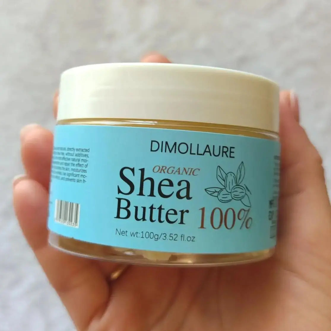 Dimollaure Shea Butter Oil Organic Unrefined 100g, Moisturizing Nourishing Softening Body Oil Skin Streaming Products |...