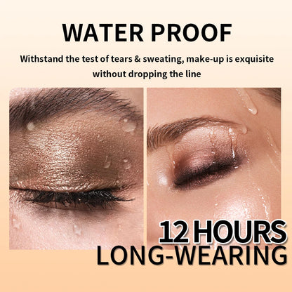 19 color 1pcs Smoky Dark Green Eyeshadow Pen Stick Waterproof  Metallic Glitter Eye Shadow Highlighter Pencil Makeup Tool Cosmet