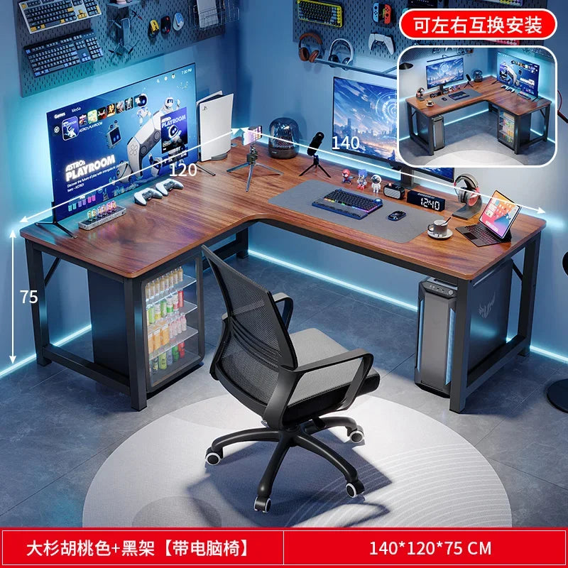 Study Storage Computer Desks Gaming Reading Pc Ergonomic Table Keyboard Notebook Accessories Mesas De Computador Home Furniture - Kimlud