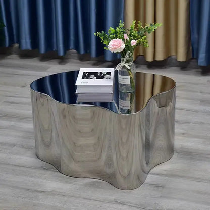 Metal Industrial Coffee Table Aesthetic Unique Minimalist Designer Side Table Modern Luxury Mesa Auxiliar Postmodern Furniture - Kimlud