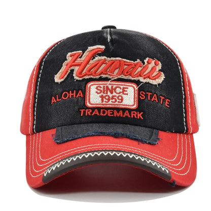 Retro Letter Embroidery Baseball Caps Letter Patch Men Women Unisex Cotton Adjustable Casual Hat Hip Hop Streetwear Sun Hats