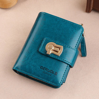 A Wallet with Multiple Card Slots And Large Capacity, Suitable for Holding Car Keys Or Coins. Perfect for Birthday Gifts, Valent