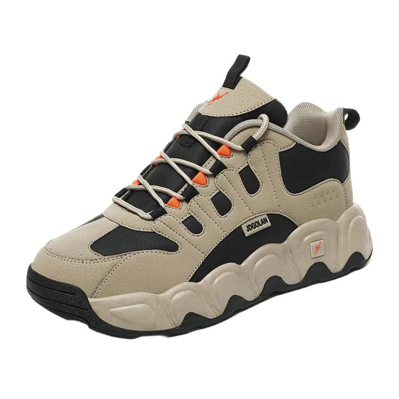 Jordan Grant Men's Shoes Versatile Thick Bottom Shock Absorption Heightening Student Wear-Resistant Dad Shoes Sporty Style - Kimlud