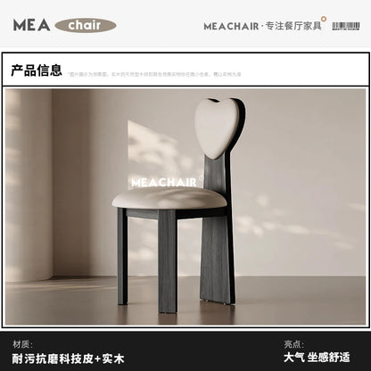 Italian Solid Wood Chair Dining French Home Makeup Chinese Antique Back Chair Single Hotel Dining Silla Comedor Furniture