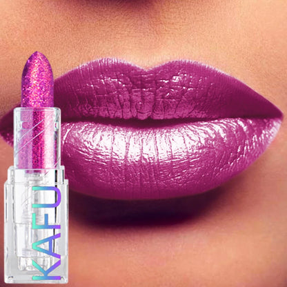 Glitter Lipstick 3 Colors Hydrating Red Rose Sparkling Shine lip Highly Pigmented Lip Tints Finish lip Korean Makeup Gifts