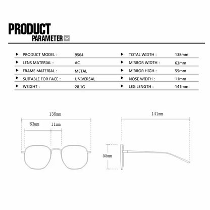 2025 Women Sunglasses Aviation Sung Glasses Retro Female Pilot Driving Travel Outdoor Ins Eyewears Oculos De Sol UV400 |...