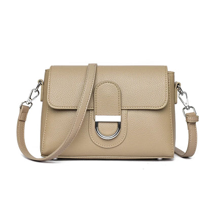 Designer Bag Luxury 100% cowhide Crossbody Handbag for Women Travel Handbag Fashion Shoulder Messenger Bag Ladies Small Flap Bag - Kimlud