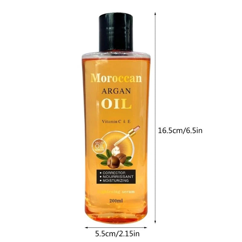 Moroccan Argan Oil Body Moisturizing Skin Care Massage Softening Hair - Kimlud