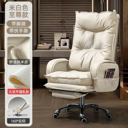 Luxurious Comfort Office Chair Ergonomic Relaxing Modern Gaming Office Chair Computer Swivel Office Furniture Chaise Bureau LLOC - Kimlud