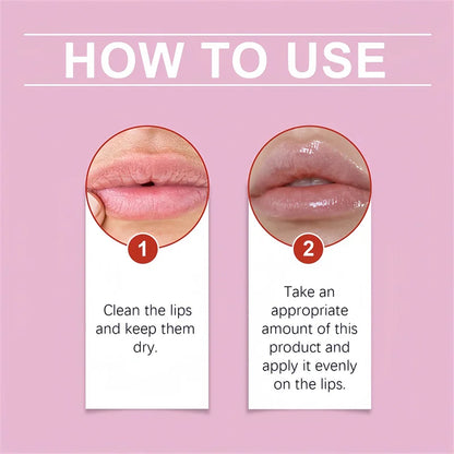 Instant Lip Plumping Essential Oil Nourishing Antiwrinkle Moisturising Sexy Lip Care Ultimate Plumping Lip Gloss Serum Cosmetics - Kimlud