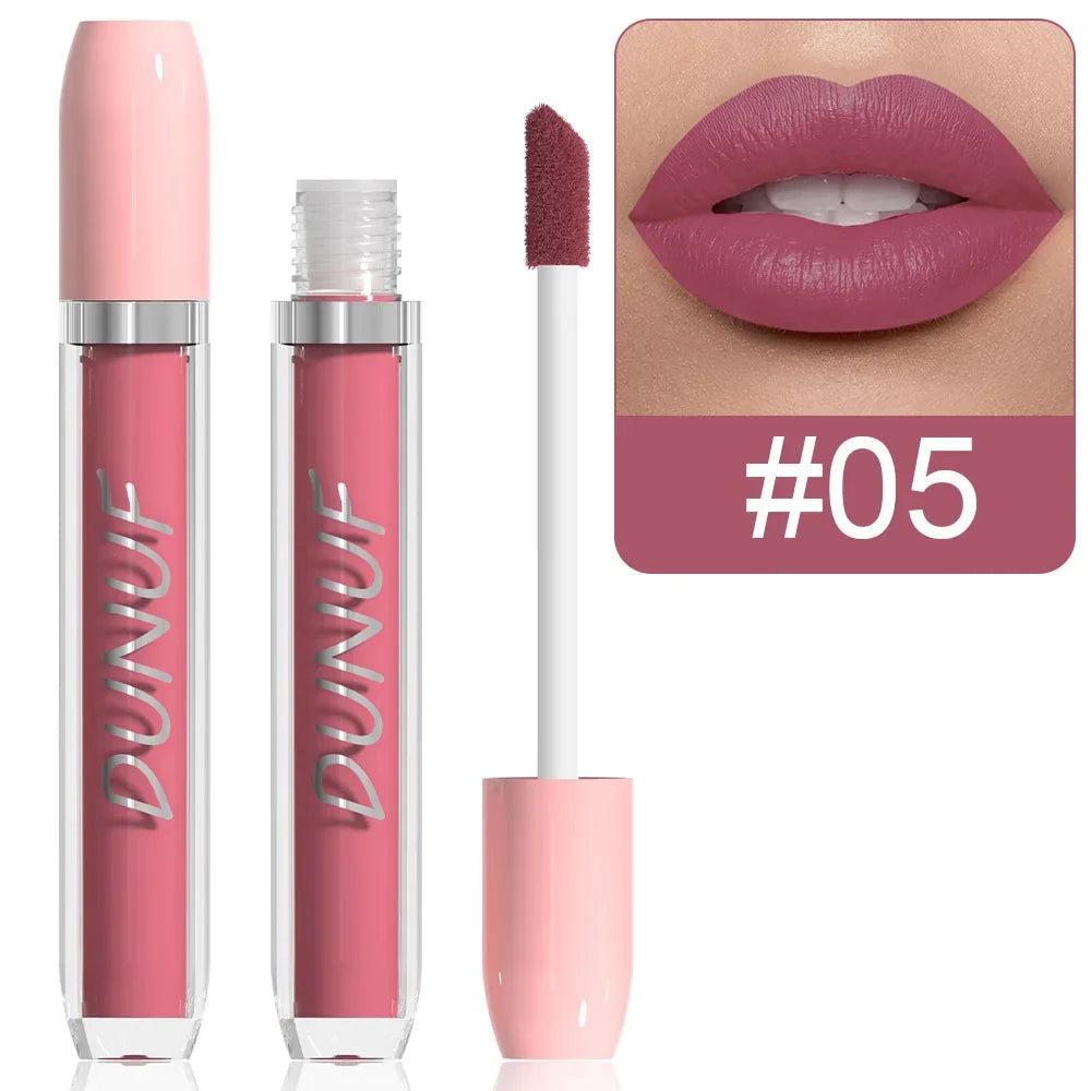 25 Color Velvet Matte Lipstick Liquid Waterproof Sexy Red Matte Lip Glaze Non-Stick Halloween Makeup Not Easy To Fade...