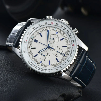 Original Replica Big Dial Multifunctional Automatic Man Watch  Vintage Mechanical Waterproof Male Wrist Watches