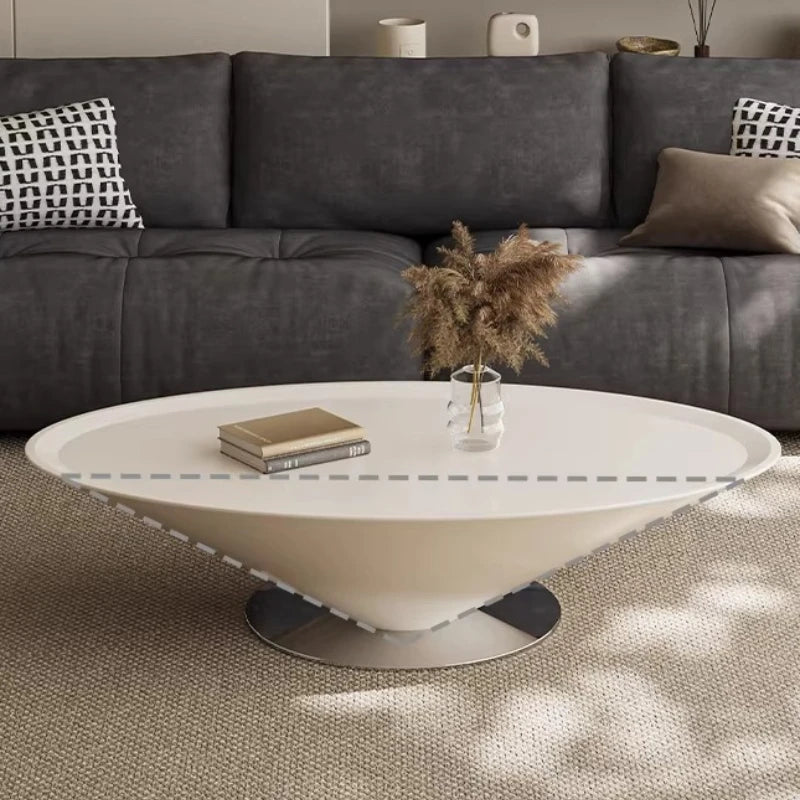 Simple Minimalist Coffee Table Unique Aesthetic Service Writing Coffee Table Decoration Modern Mesa Auxiliar Home Furniture - Kimlud