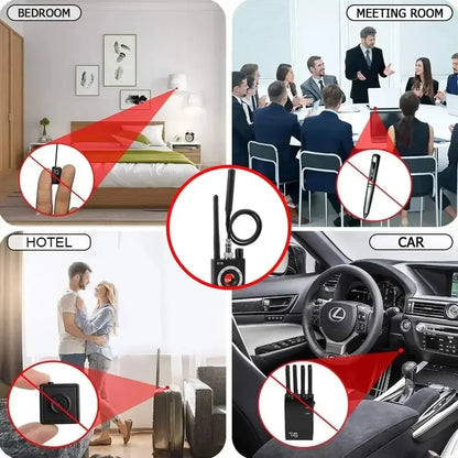 New Anti Wiretapping Detector Multi-function Anti Mini Bug SPY Camera GSM Finder GPS RF Locator Tracker Detect Wireless Camera