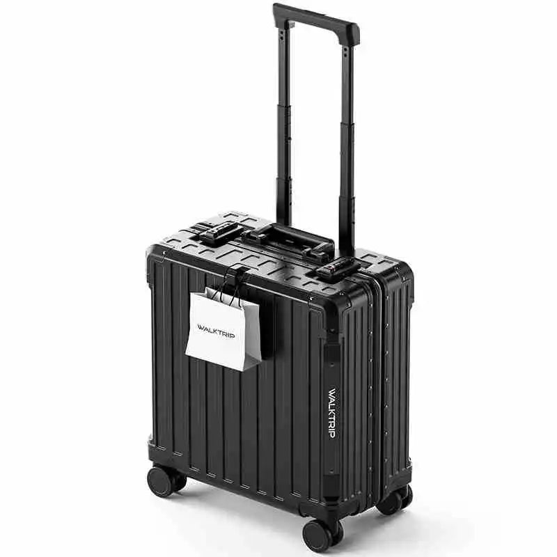 SUSHIMU  small 18-inch suitcase, carry-on case for women, short-distance trolley case, business combination lock suitcase,