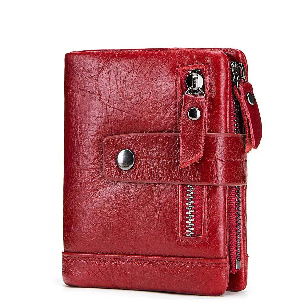 Genuine Leather Women Wallet for Coin and Card High Quality Small Female Clutch Handy Purse Fashion Ladies Walet Luxury Brand