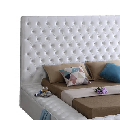 Deluxe Bedroom Furniture Set King Bed Classic Upper Set Diamond Tufted - Kimlud