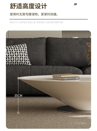 Simple Minimalist Coffee Table Unique Aesthetic Service Writing Coffee Table Decoration Modern Mesa Auxiliar Home Furniture - Kimlud