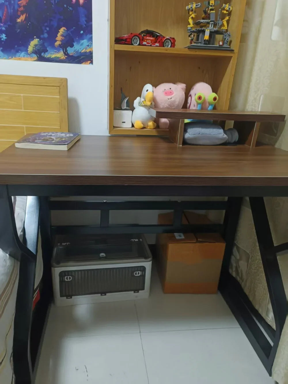 Heavy Duty 30MM Thick Solid Wood Computer Desk Ergonomic Office Desk Study Table Home Office Furniture Writing Desk Gaming - Kimlud