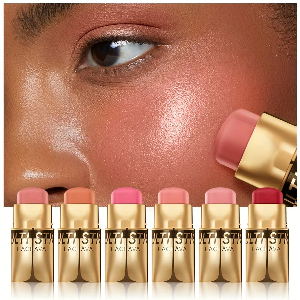 Blush Stick, Natural Nude Makeup Brightening And Embellishing Three-Dimensional Makeup, Facial Multi-Functional, Lips, Blush