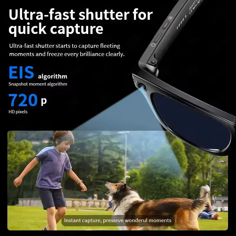2026 New Upgrade smart glasees With Camera Video Recording AI Photo Recognition Bluetooth Call Translation Voice...