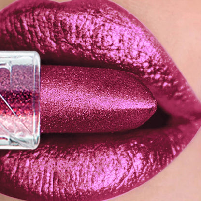 Glitter Lipstick 3 Colors Hydrating Red Rose Sparkling Shine lip Highly Pigmented Lip Tints Finish lip Korean Makeup Gifts