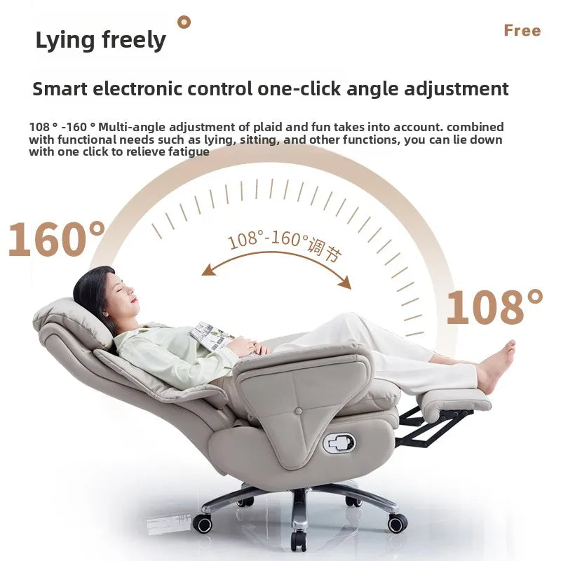 Chinese Factory Owner Executive Chair Modern Lift Design Rotating Function Comfortable Artificial Leather Computer Chair...