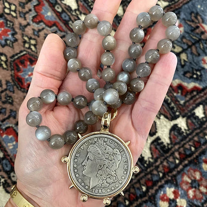 freshwater pearl chunky Stone Beads Turquoise queen Coin Pendant Choker Necklace For Women Girls Party Wedding Handmade Jewelry