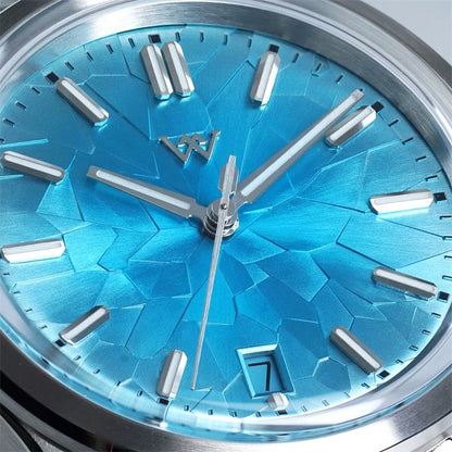 WM Watch Automatic Mechanical Watch NH35 Glacier Series 100M Water Resistant AR Coated Sapphire Welly Merck Watches For Man 226M