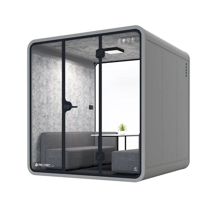 Meeting Pod Soundproof Acoustic Booth for 2 4 People Team Collaboration Huddle Space Open Office Customized Hot Sale