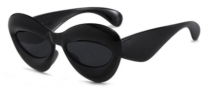 Candy Color Sexy Lip Y2k Cat Eye Sunglasses For Women Luxury Brand Yellow Blue Gradient Sun Glasses Men Punk Hip Hop...