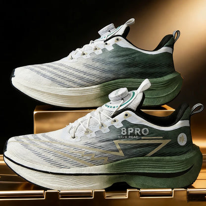 Athletic Running Shoes Men Professional Carbon Board Marathon Sports Breathable Lightweight Women Comfortable Casual Sneakers