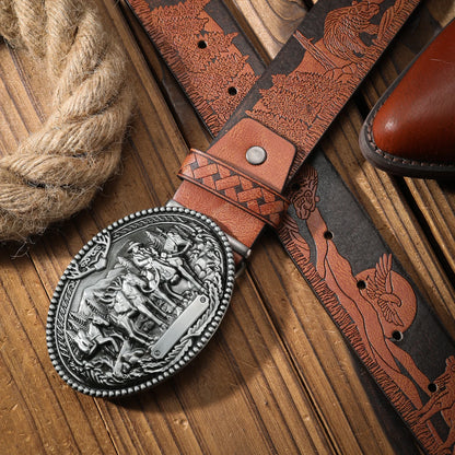 Vintage meets fashion! PU alloy buckle belt, suitable for both men and women, to create a personalized Western style |...